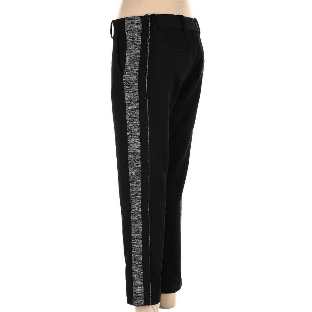 3.1 Phillip Lim Wool Blend Black Side Stripe Pants Straight Leg Size 8